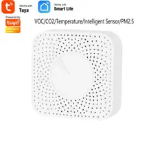 Tuya WIFI 6 In 1 Smart Air Box Carbon Dioxide Detector CO2 Gas Sensor Formaldehyde VOC Temperature Humidity PM2.5 Sensor
Tuya WIFI 6 In 1 Smart Air Box Carbon Dioxide Detector CO2 Gas Sensor Formaldehyde VOC Temperature Humidity PM2.5 Sensor