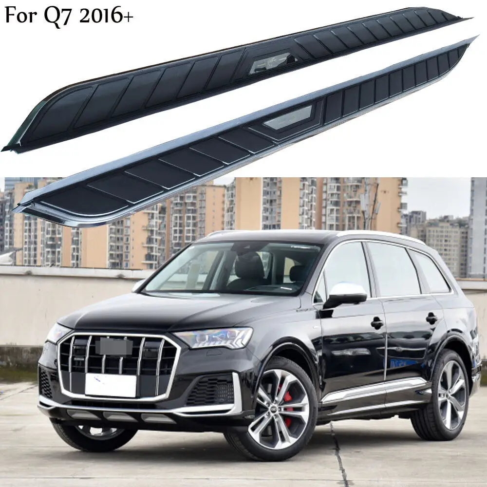 2Pcs Aluminium Stainless steel side step fits for Audi Q7 2016-2022 Running Board Side Step Nerf Bar Side Stair 2PCS
2Pcs Aluminium Stainless steel side step fits for Audi Q7 2016-2022 Running Board Side Step Nerf Bar Side Stair 2PCS