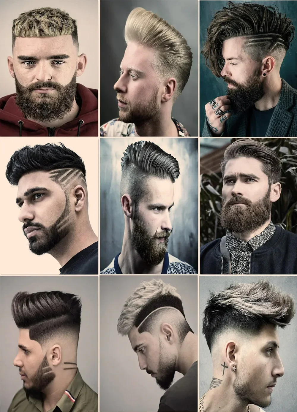 New Trendy Men's Hairstyles Poster Vintage Kraft Paper Print Art Haircut & Shave Hairdressing Ad Barber Shop Wall Decor Painting
New Trendy Men's Hairstyles Poster Vintage Kraft Paper Print Art Haircut & Shave Hairdressing Ad Barber Shop Wall Decor Painting
