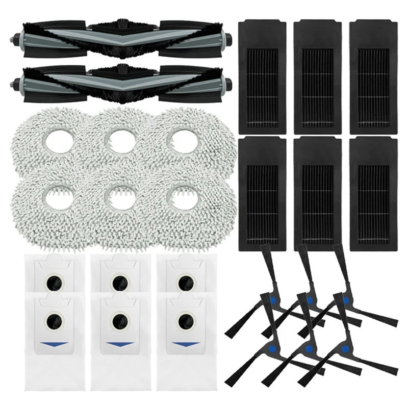 For Ecovacs Debot X2,X2 Omni, X2 Pro Replacement Spare Parts Main Side Brush Hepa Filter Mop Cloth Dust Bag
For Ecovacs Debot X2,X2 Omni, X2 Pro Replacement Spare Parts Main Side Brush Hepa Filter Mop Cloth Dust Bag