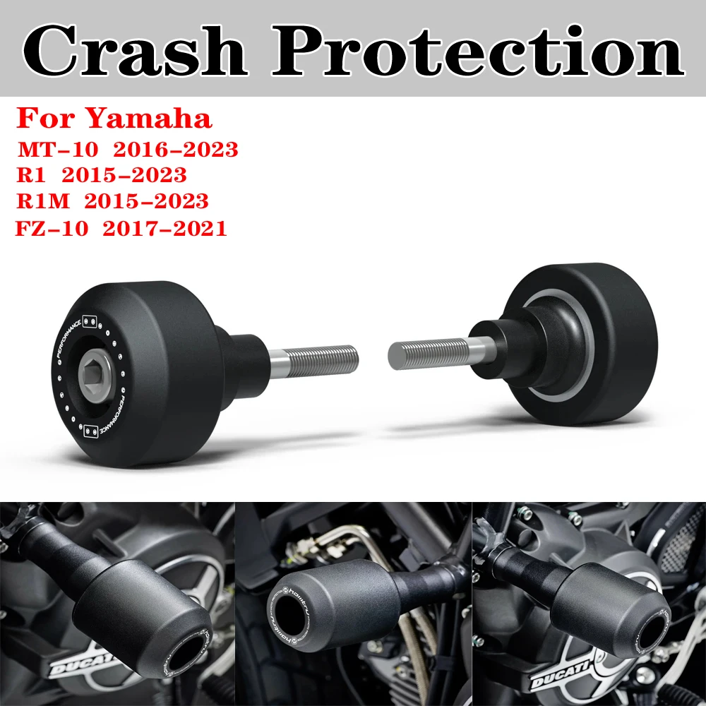 

For Ymaha MT-10 MT-10 SP R1 R1M FZ-10 2015-2023 Crash Protection Bobbins