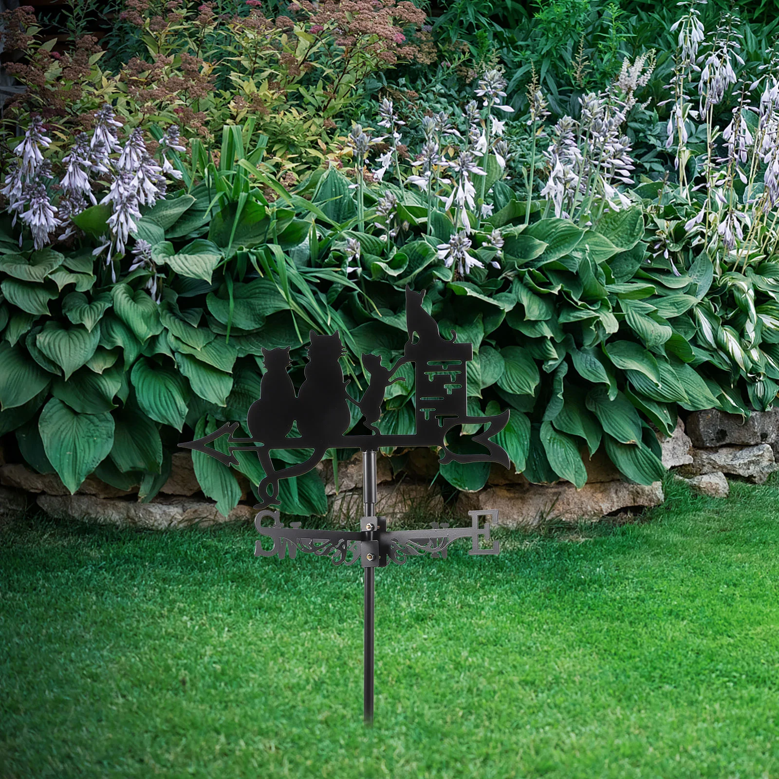 Patio Decoration Metal Garden Stake Wind Vane Yard Decorations Stainless Steel Direction Indicator Weather
Patio Decoration Metal Garden Stake Wind Vane Yard Decorations Stainless Steel Direction Indicator Weather