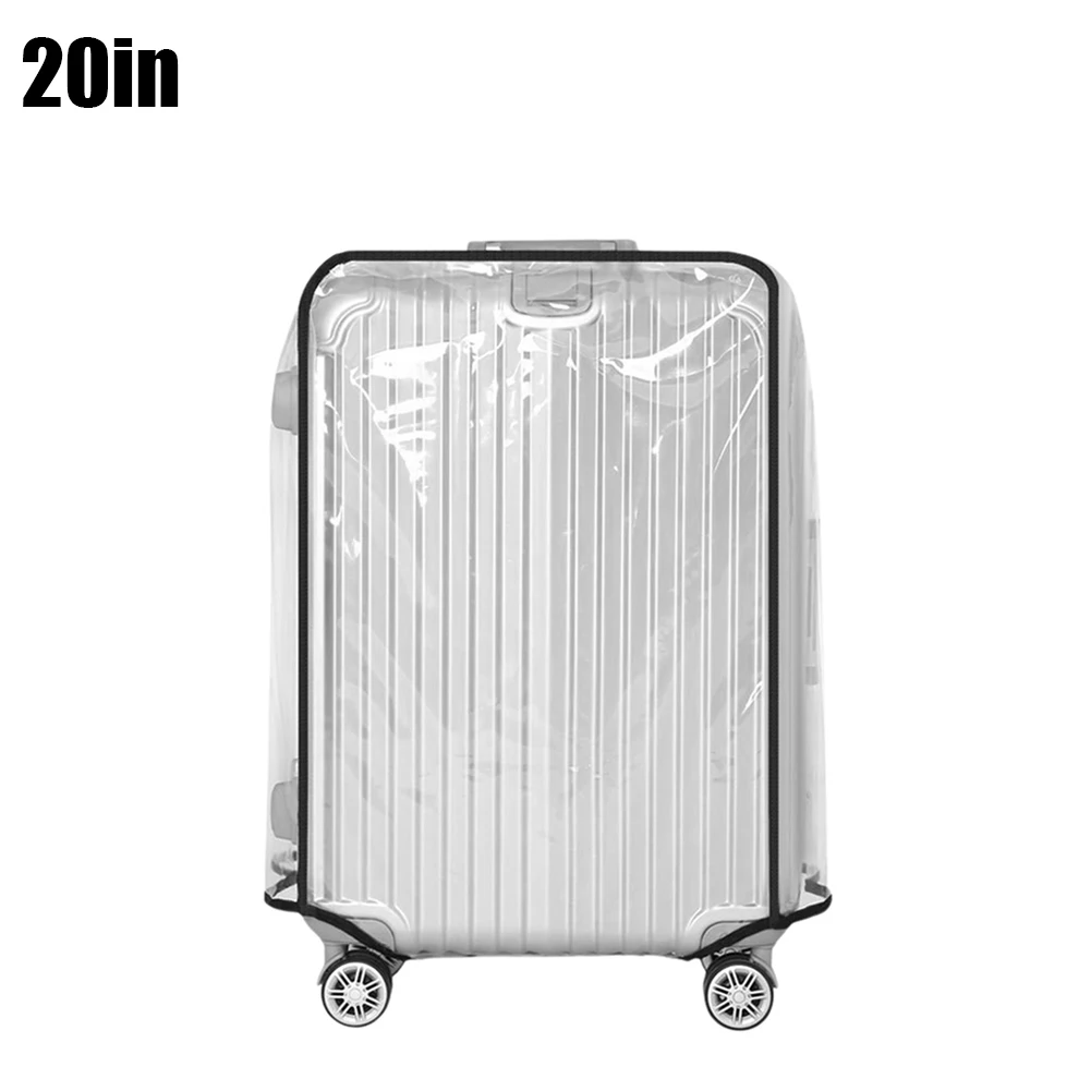 18-30inch Clear Suitcase Cover Protector Transparent Luggage Cover PVC Protective Suitcase Cover Waterproof for Wheeled Suitcase 18-30inch Clear Suitcase Cover Protector Transparent Luggage Cover PVC Protective Suitcase Cover Waterproof for Wheeled Suitcase