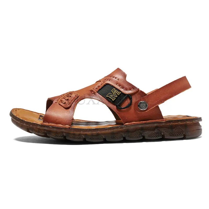 Сандалии мужские из натуральной воловьей кожи, Повседневная пляжная обувь, Тапочки, двойного назначения, летняя Уличная обувь
Сандалии мужские из натуральной воловьей кожи, Повседневная пляжная обувь, Тапочки, двойного назначения, летняя Уличная обувь