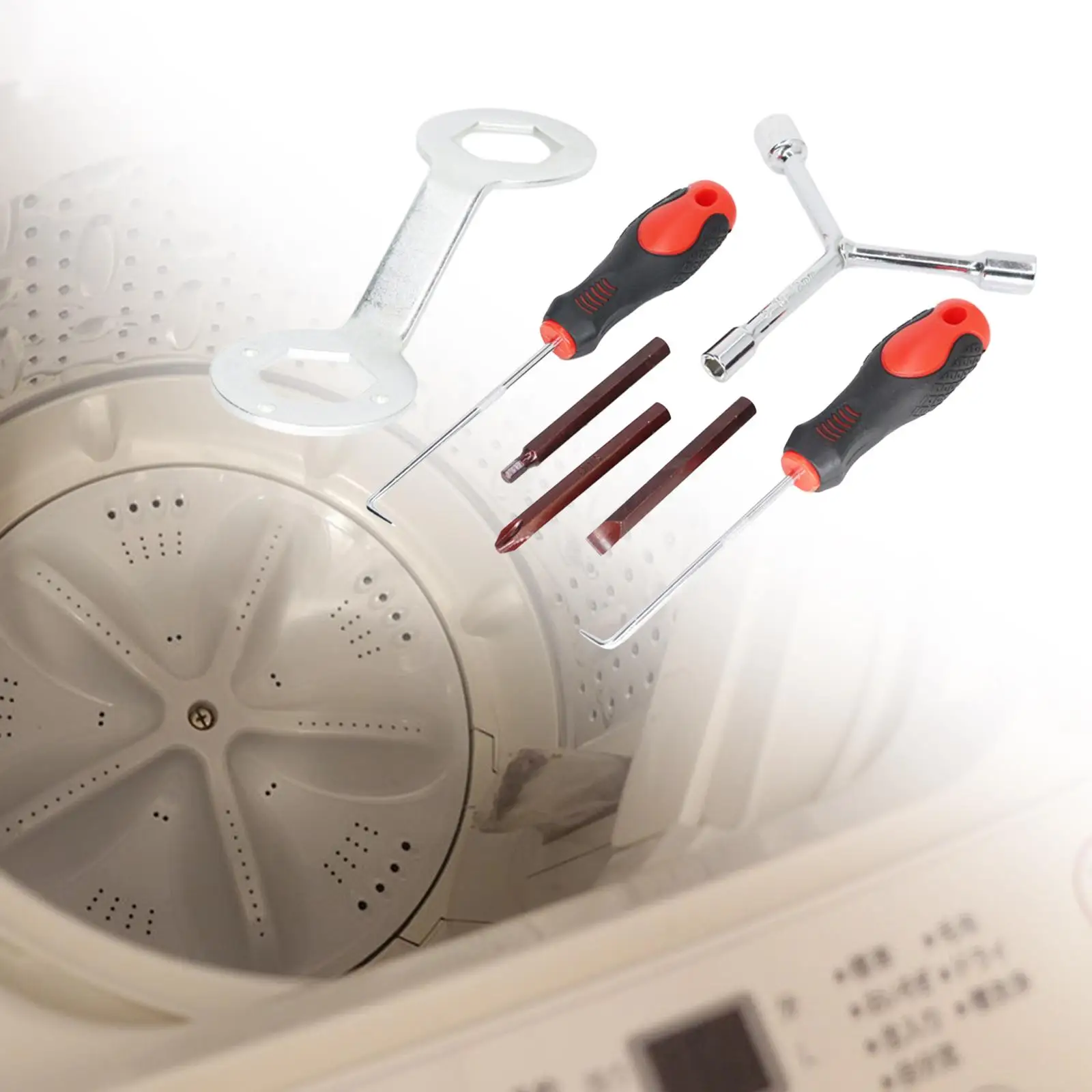 Washing Machine Repair Tool Multiuse Durable Hexagon Spanner Washing Machine Inner Outer Tub Removal Tool
Washing Machine Repair Tool Multiuse Durable Hexagon Spanner Washing Machine Inner Outer Tub Removal Tool
