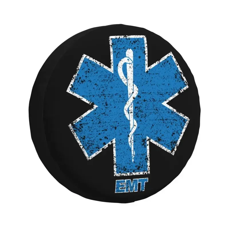 Emt Star Of Life Spare Tire Cover for Jeep Mitsubishi Pajero Paramedic Medic SUV RV 4x4 Car Wheel Protectors Accessories
Emt Star Of Life Spare Tire Cover for Jeep Mitsubishi Pajero Paramedic Medic SUV RV 4x4 Car Wheel Protectors Accessories