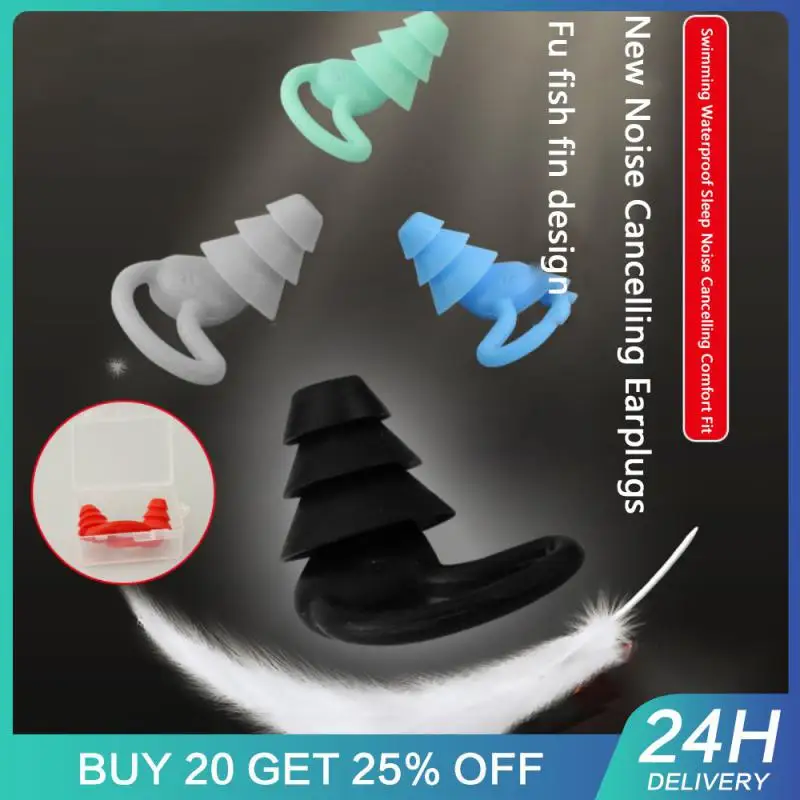 2PCS Soft Silicone Swimming Earplugs Waterproof DustProof Spiral Sleep Soundproof EarPlugs With Box Water Sports Ear Clips
2PCS Soft Silicone Swimming Earplugs Waterproof DustProof Spiral Sleep Soundproof EarPlugs With Box Water Sports Ear Clips