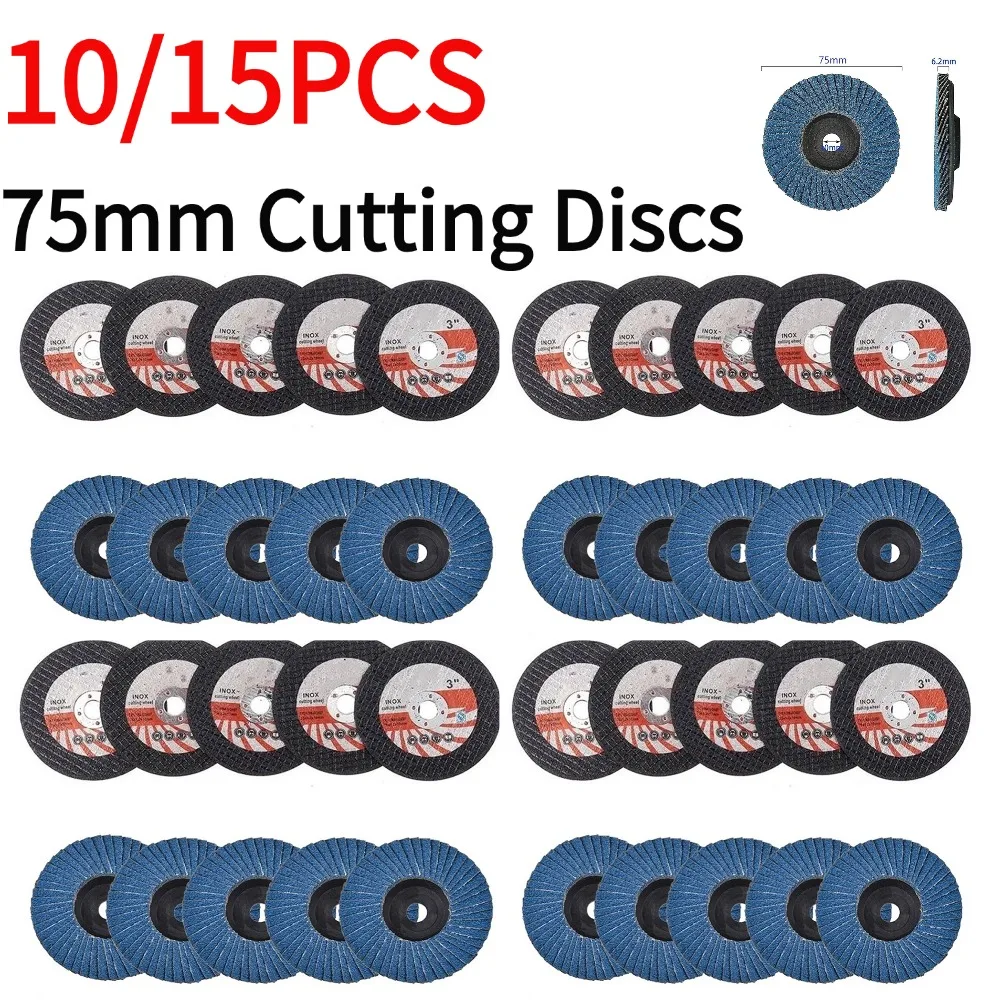 10/15pcs Mini Grinder Cutting Disc Wood Tile Marble Concrete Metal Glass Dia75mm 3inch Saw Blade Hand Tool For Angle Grinder
10/15pcs Mini Grinder Cutting Disc Wood Tile Marble Concrete Metal Glass Dia75mm 3inch Saw Blade Hand Tool For Angle Grinder