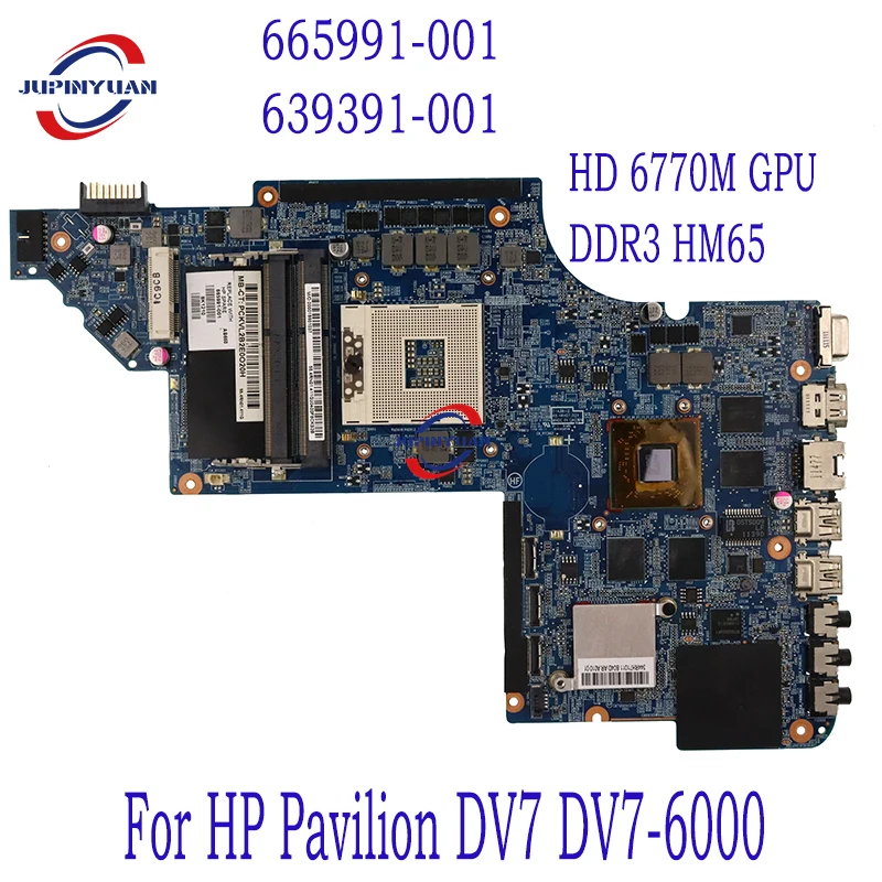 Материнская плата для ноутбука HP Pavilion DV7 DV7-6000 665991-001 639391-001 HD 6770M GPU DDR3 HM65, полностью протестированная материнская плата
Материнская плата для ноутбука HP Pavilion DV7 DV7-6000 665991-001 639391-001 HD 6770M GPU DDR3 HM65, полностью протестированная материнская плата