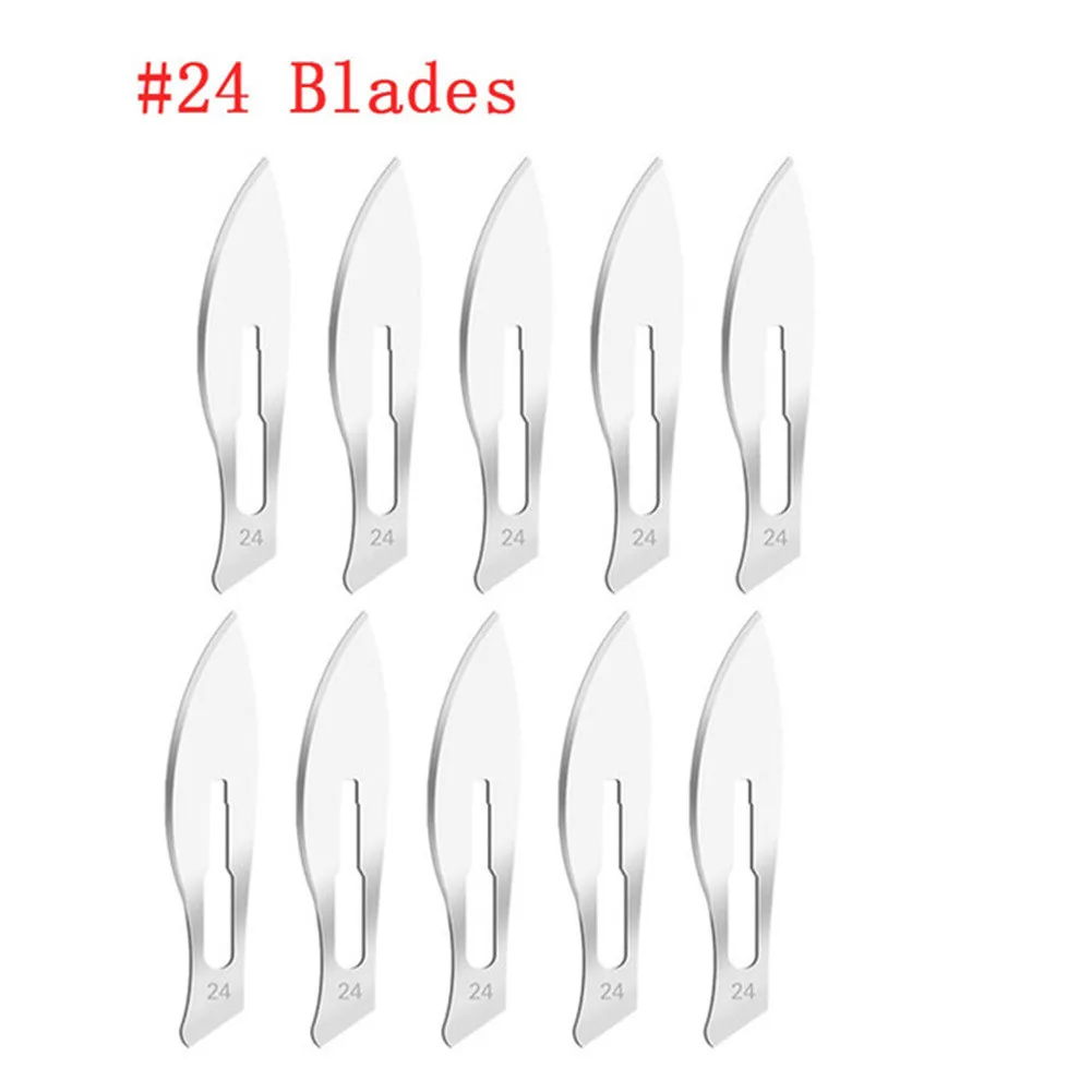 10#-24# Type Blades Blades Engraving Kit Metal Silver Tool Durable High Quality New Practical Useful Brand New
10#-24# Type Blades Blades Engraving Kit Metal Silver Tool Durable High Quality New Practical Useful Brand New