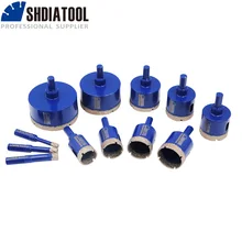 SHDIATOOL 1pc Diamond Core Drill Bit Brazed Brill Triangular Shank Brazed Dry Drill Hole Saw Three Side For Marble Tile Concrete
SHDIATOOL 1pc Diamond Core Drill Bit Brazed Brill Triangular Shank Brazed Dry Drill Hole Saw Three Side For Marble Tile Concrete