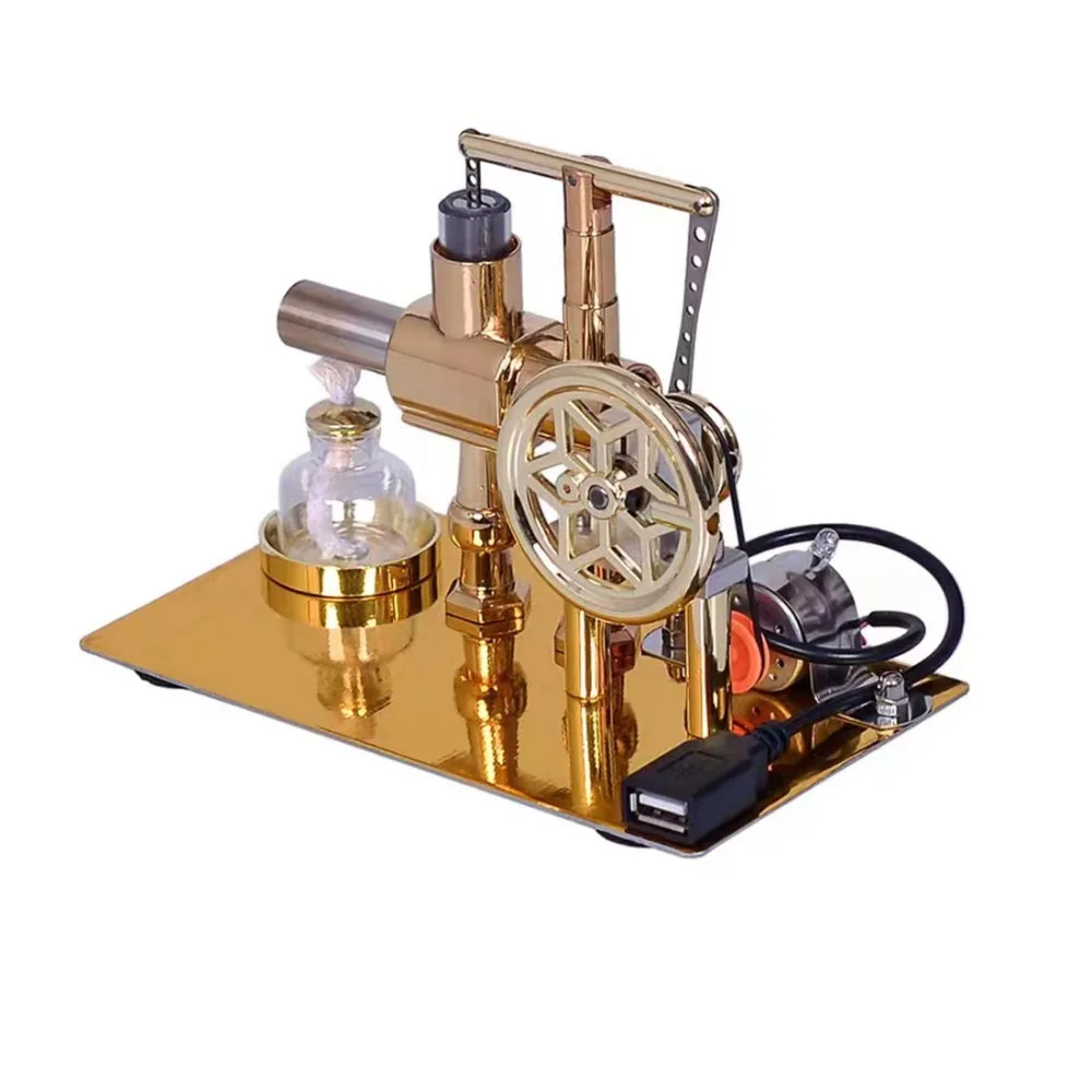 Generator Hot Air Single Cylinder Stirling Engine Model Dual Cylinder Single Cylinder Stirling Engine Toy Stirling Engine
Generator Hot Air Single Cylinder Stirling Engine Model Dual Cylinder Single Cylinder Stirling Engine Toy Stirling Engine