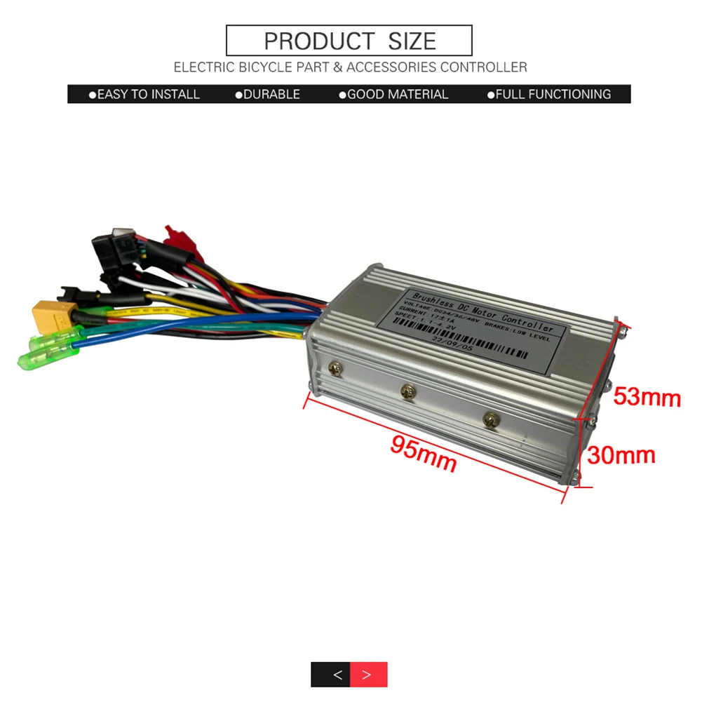 Sine Wave Set Ebike Sine Wave 24-48V 250/350W 6 Pins 95*53*30mm Ebike For Electric Scooter S866 Display Scooter Accessories
Sine Wave Set Ebike Sine Wave 24-48V 250/350W 6 Pins 95*53*30mm Ebike For Electric Scooter S866 Display Scooter Accessories