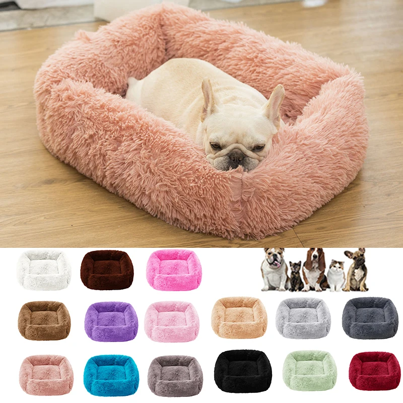 Dog Beds Mats New Super Soft Square Pet Dog Bed Cat Bed Plush Full Size Calm Bed Comfortable Sleeping Artifact Soothing Bed
Dog Beds Mats New Super Soft Square Pet Dog Bed Cat Bed Plush Full Size Calm Bed Comfortable Sleeping Artifact Soothing Bed