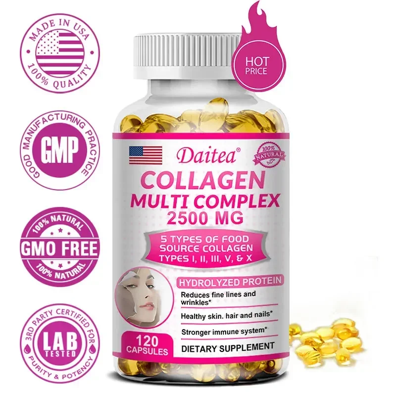 Hydrolyzed Collagen - Beneficial for Thicker Hair and Glowing Skin, Antioxidant, Non-GMO, Gluten-free
Hydrolyzed Collagen - Beneficial for Thicker Hair and Glowing Skin, Antioxidant, Non-GMO, Gluten-free