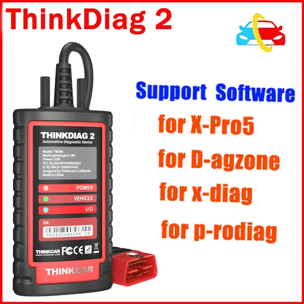 Thinkcar ThinkDiag 2 Bluetooth Connector Support CANFD DOIP Protocols Car Diagnostic Tool pk DBScar5/Golo/Thinkdiag THINKCAR PRO
Thinkcar ThinkDiag 2 Bluetooth Connector Support CANFD DOIP Protocols Car Diagnostic Tool pk DBScar5/Golo/Thinkdiag THINKCAR PRO