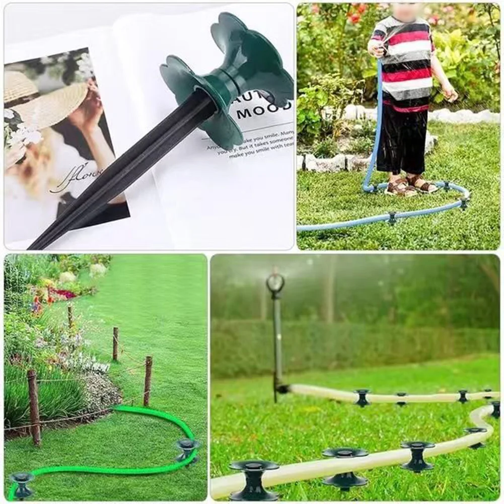 4pcs Plastic Hose Guide Spike 9x25cm Garden Lawn Winding Wheel Watering Pipe Guide Wheel Plant Soil Care Self Watering Aids
4pcs Plastic Hose Guide Spike 9x25cm Garden Lawn Winding Wheel Watering Pipe Guide Wheel Plant Soil Care Self Watering Aids