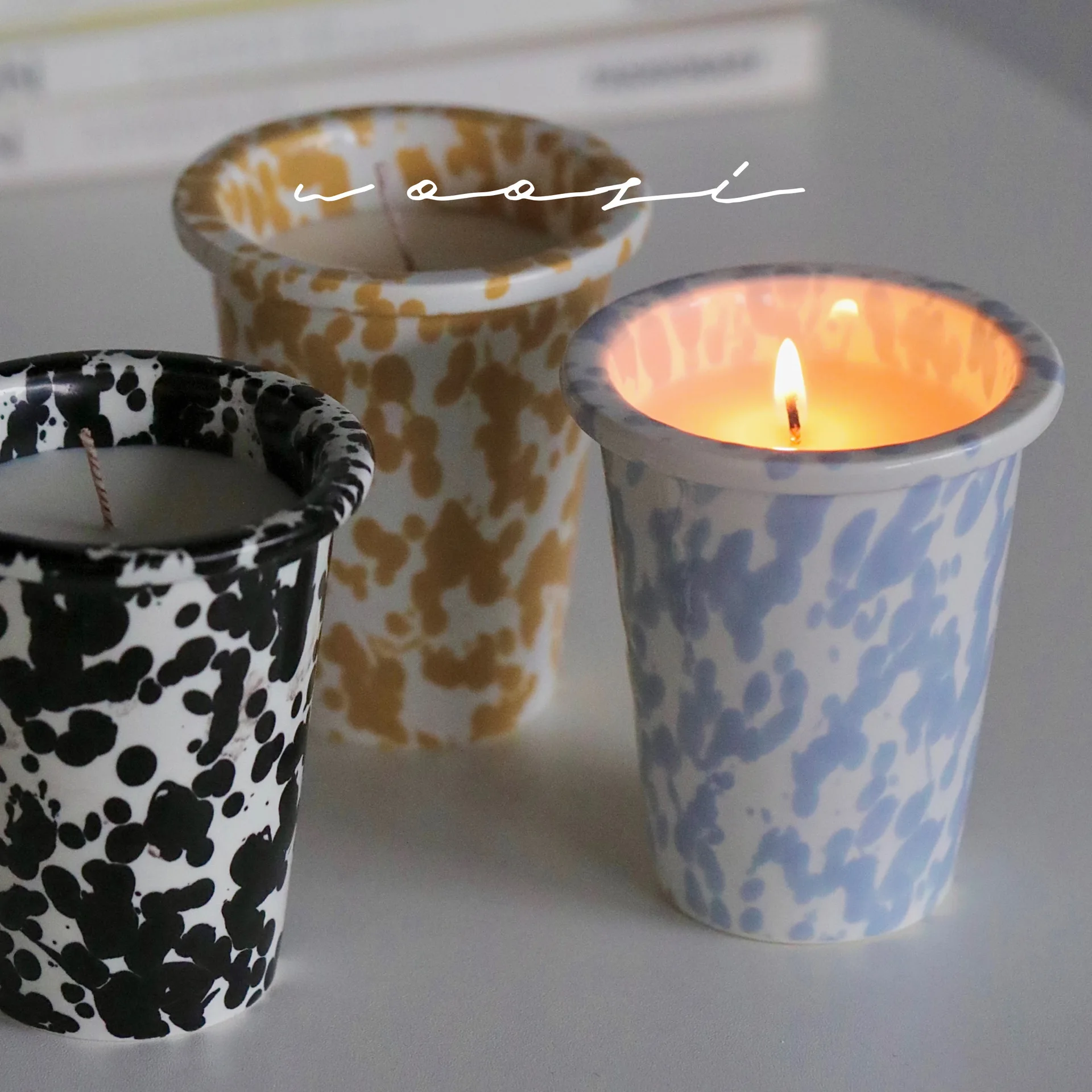 Vintage Speckled Ink Ceramic Aromatherapy Candle Cup Candle Holder Soybean Wax Infusion as a Gift for Girls with Hand Gift
Vintage Speckled Ink Ceramic Aromatherapy Candle Cup Candle Holder Soybean Wax Infusion as a Gift for Girls with Hand Gift
