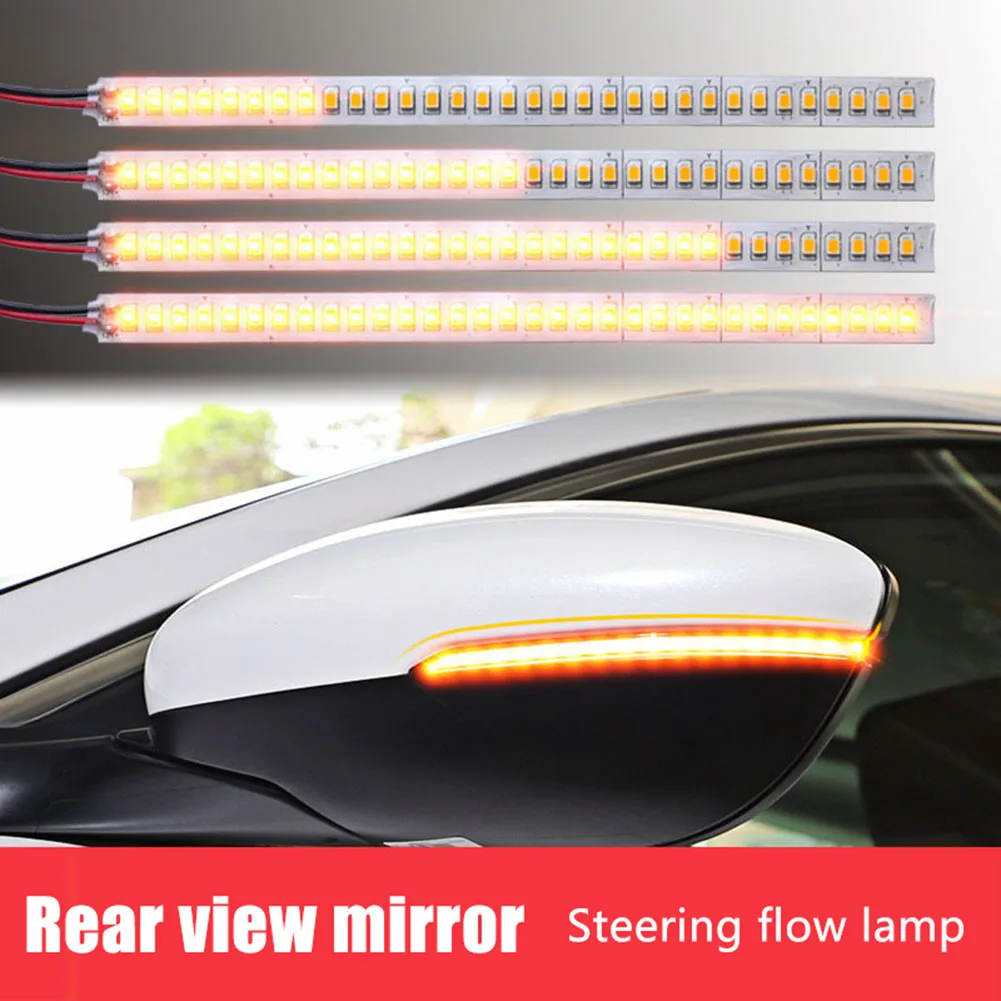 1PCS Car Rearview Mirror Indicator Lamp 12V Double Flash Color Change Streamer Tape Amber LED Car Light 14/18CM Optional
1PCS Car Rearview Mirror Indicator Lamp 12V Double Flash Color Change Streamer Tape Amber LED Car Light 14/18CM Optional