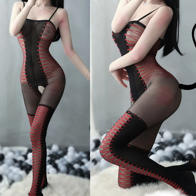CindyLace Sexy Lace Lingerie Women's Transparent Catsuit Open Crotch Body Stockings Sling Bodysuits
CindyLace Sexy Lace Lingerie Women's Transparent Catsuit Open Crotch Body Stockings Sling Bodysuits