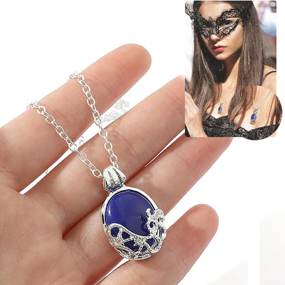 Classic Movie Vampire Diaries Necklace Catherine Same Creative Blue Pendant Women Jewelry Fan Souvenir Temperament Banquet Gift
Classic Movie Vampire Diaries Necklace Catherine Same Creative Blue Pendant Women Jewelry Fan Souvenir Temperament Banquet Gift