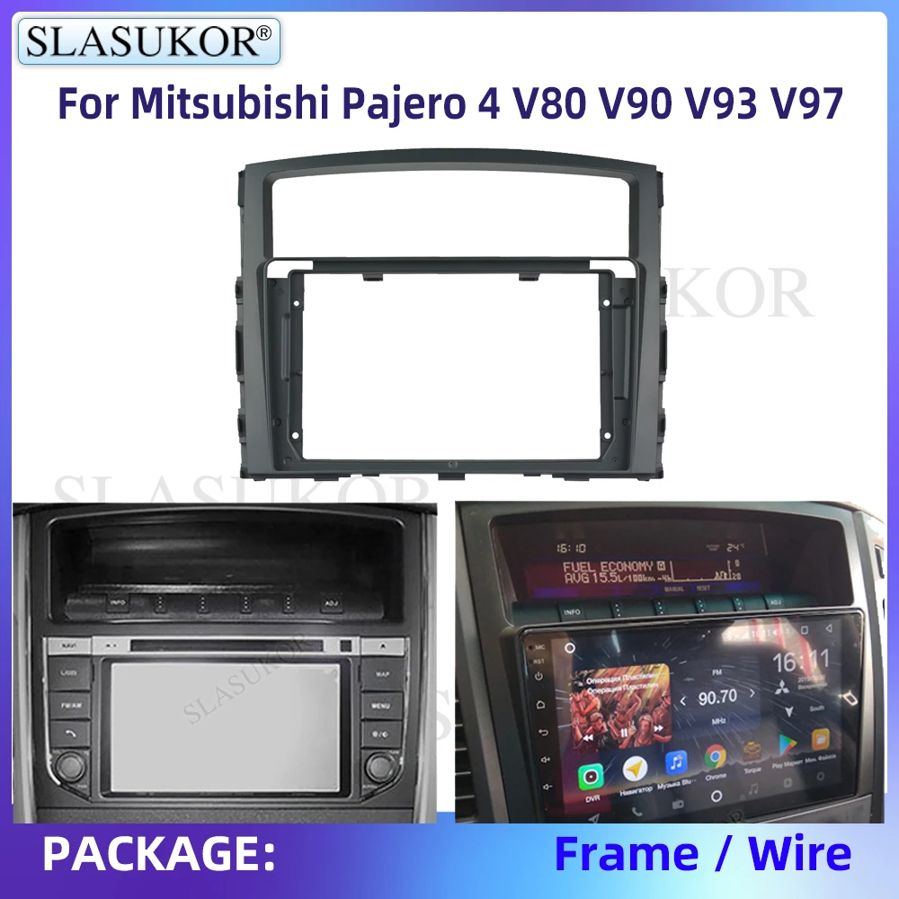 9-дюймовая панель для Mitsubishi PAJERO 4 V80 V90 V93 V97 2006-2014, автомобильный радиоприемник, панель, проигрыватель, звуковая рамка, комплект для крепления приборной панели с проводом
9-дюймовая панель для Mitsubishi PAJERO 4 V80 V90 V93 V97 2006-2014, автомобильный радиоприемник, панель, проигрыватель, звуковая рамка, комплект для крепления приборной панели с проводом