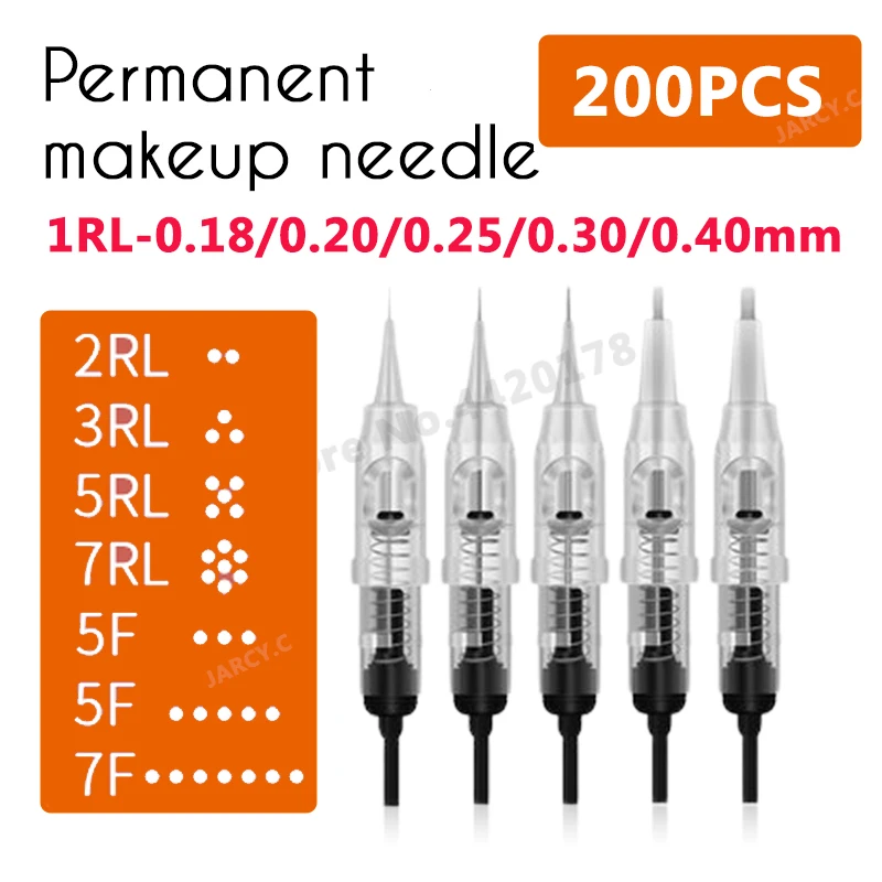 200pcs Disposable Tattoo Needle 600D-G Sterilized 1RL Cartridge Needles 1RL Permanent Makeup Agulhas Easy Click Piercing Needle
200pcs Disposable Tattoo Needle 600D-G Sterilized 1RL Cartridge Needles 1RL Permanent Makeup Agulhas Easy Click Piercing Needle