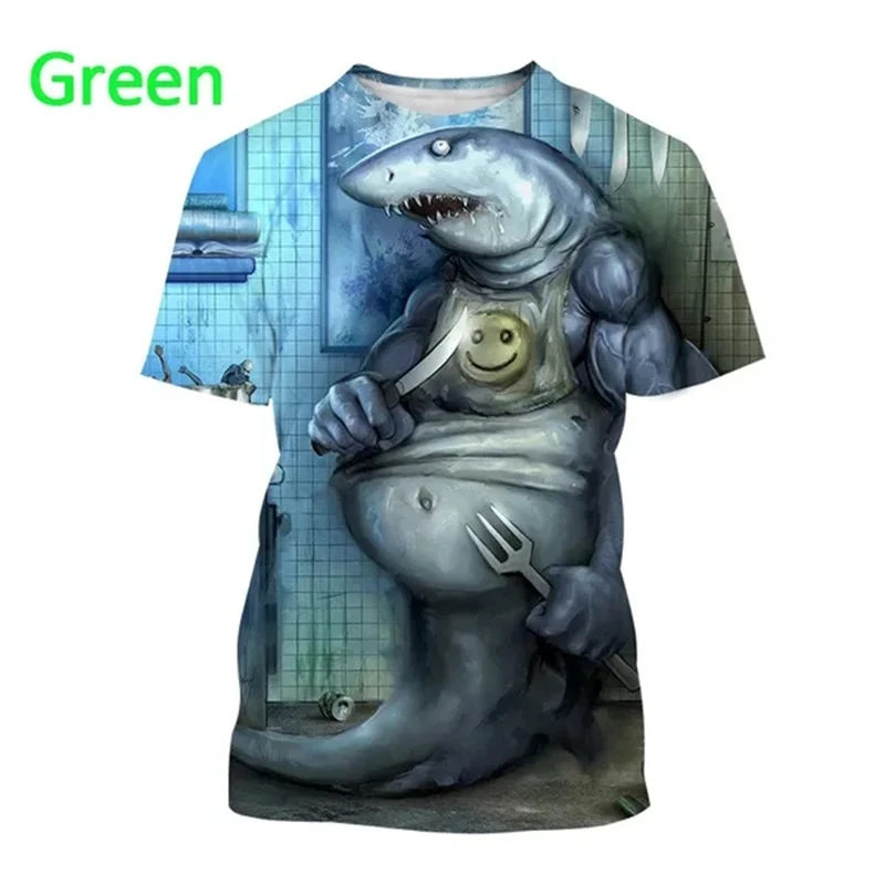 New Hot Sale Sharkman 3D Printed Short Sleeve T Shirt Men's Cool Sea Animals Summer Breathable Streetwear Tops Tees Men Clothing
New Hot Sale Sharkman 3D Printed Short Sleeve T Shirt Men's Cool Sea Animals Summer Breathable Streetwear Tops Tees Men Clothing