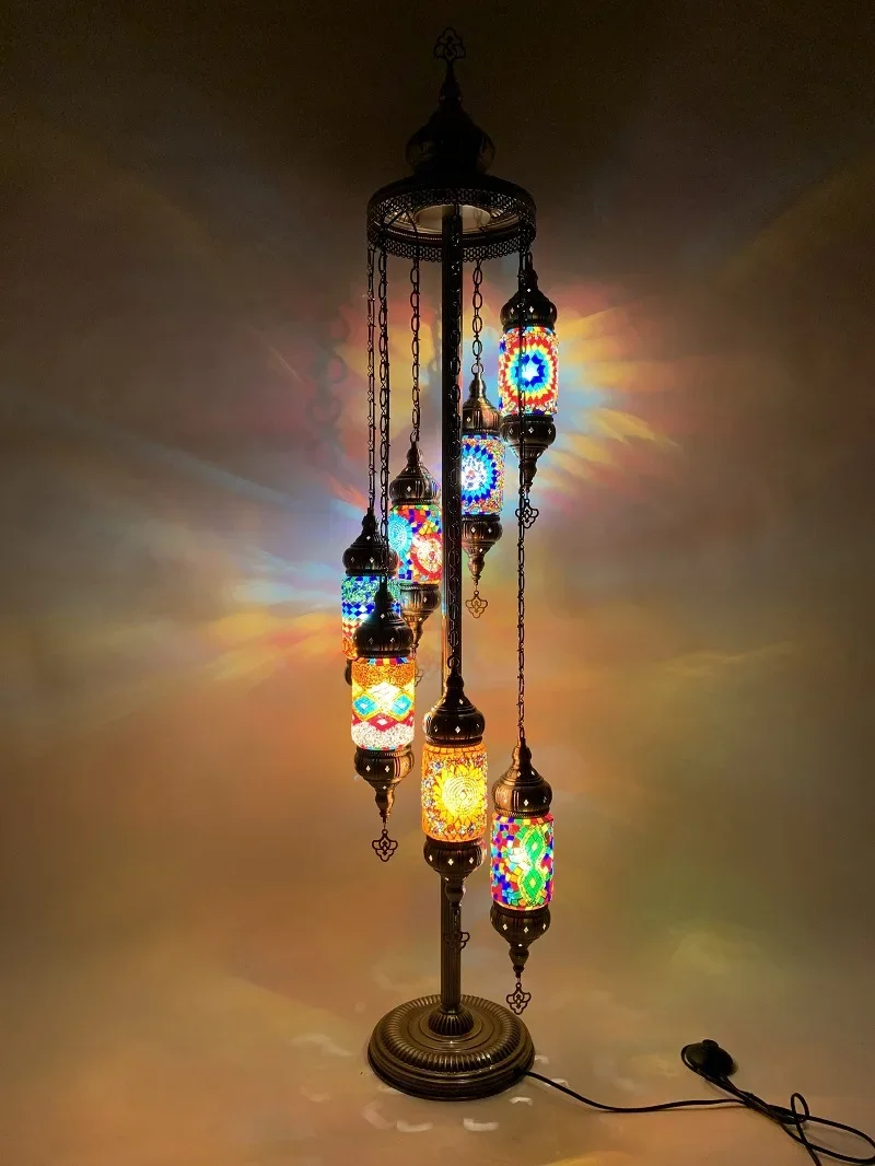 

Экзотическая Напольная Лампа в стиле ретро, лампа для гостиной, спальни, гостиницы, дома, кафе, особый напольный светильник для столовой