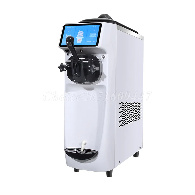 Commercial 6L Single Head Soft Ice Cream Machine Sundae Gelato Makers Fully Automatic Small Desktop Soft Ice Cream Machine 
Commercial 6L Single Head Soft Ice Cream Machine Sundae Gelato Makers Fully Automatic Small Desktop Soft Ice Cream Machine