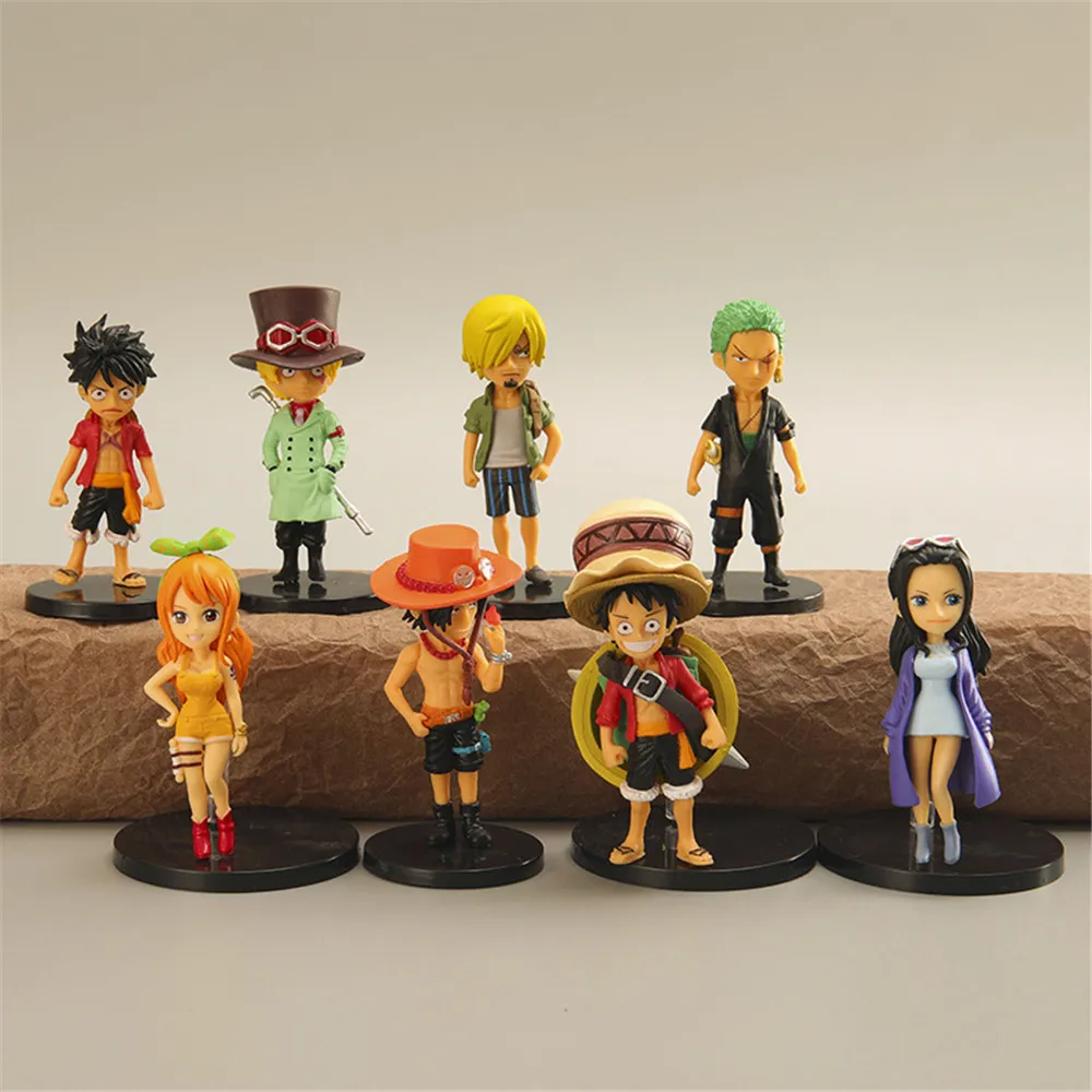 8 шт./компл. Аниме One Piece Monkey D Luffy Ace Zoro Nico нами и Робин Sabo ПВХ экшн-фигурка мини-Статуэтка модели детские игрушки куклы Подарки
8 шт./компл. Аниме One Piece Monkey D Luffy Ace Zoro Nico нами и Робин Sabo ПВХ экшн-фигурка мини-Статуэтка модели детские игрушки куклы Подарки