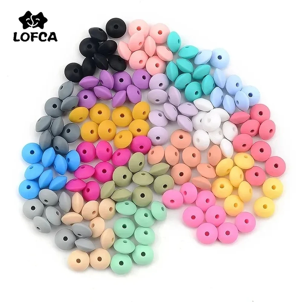 LOFCA 100pcs/lot Silicone Lentil Beads 12mm BPA Free Food Grade DIY Charms Baby Chew Toy Nursing Accessory Teething Necklace
LOFCA 100pcs/lot Silicone Lentil Beads 12mm BPA Free Food Grade DIY Charms Baby Chew Toy Nursing Accessory Teething Necklace