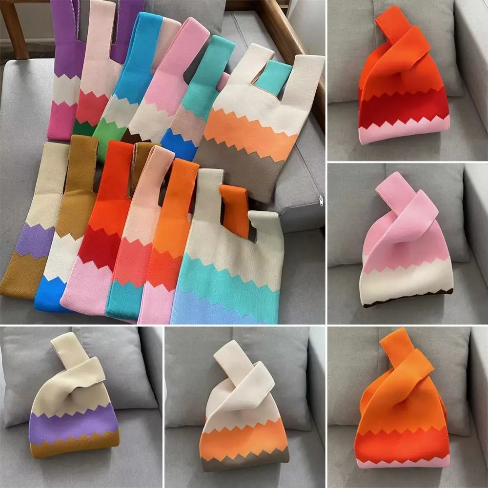 Knit Handbags Reusable Knot Large Capacity Shopping Bags Handmade Small Tote Bags Women
Knit Handbags Reusable Knot Large Capacity Shopping Bags Handmade Small Tote Bags Women