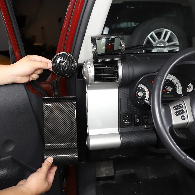 Car Black Carbon Fiber ABS Car Dashboard Side Air Outlet Frame Cover Trim Parts For Toyota FJ Cruiser 2007-2021
Car Black Carbon Fiber ABS Car Dashboard Side Air Outlet Frame Cover Trim Parts For Toyota FJ Cruiser 2007-2021
