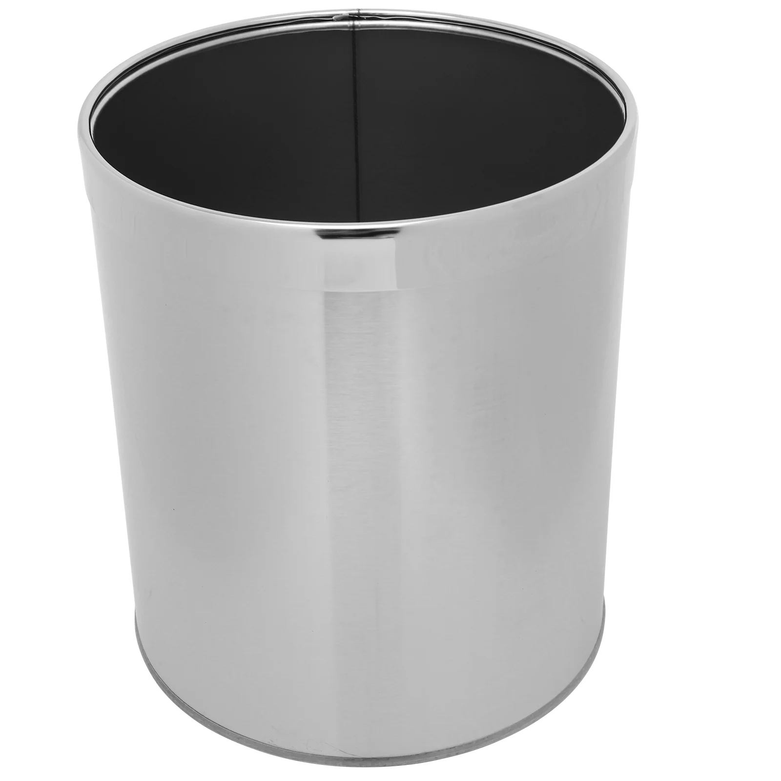 

Stainless Steel Trash Can Wastebasket Garbage Container Recycle Bin Garbage Basket Waste Bins Rubbish Bucket