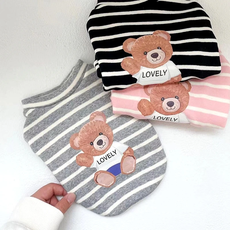 Cartoon Puppy Vest Spring New Pet Bottoming Shirt Teddy Breathable Clothes Than Bear Pullover Two-legged Clothes
Cartoon Puppy Vest Spring New Pet Bottoming Shirt Teddy Breathable Clothes Than Bear Pullover Two-legged Clothes