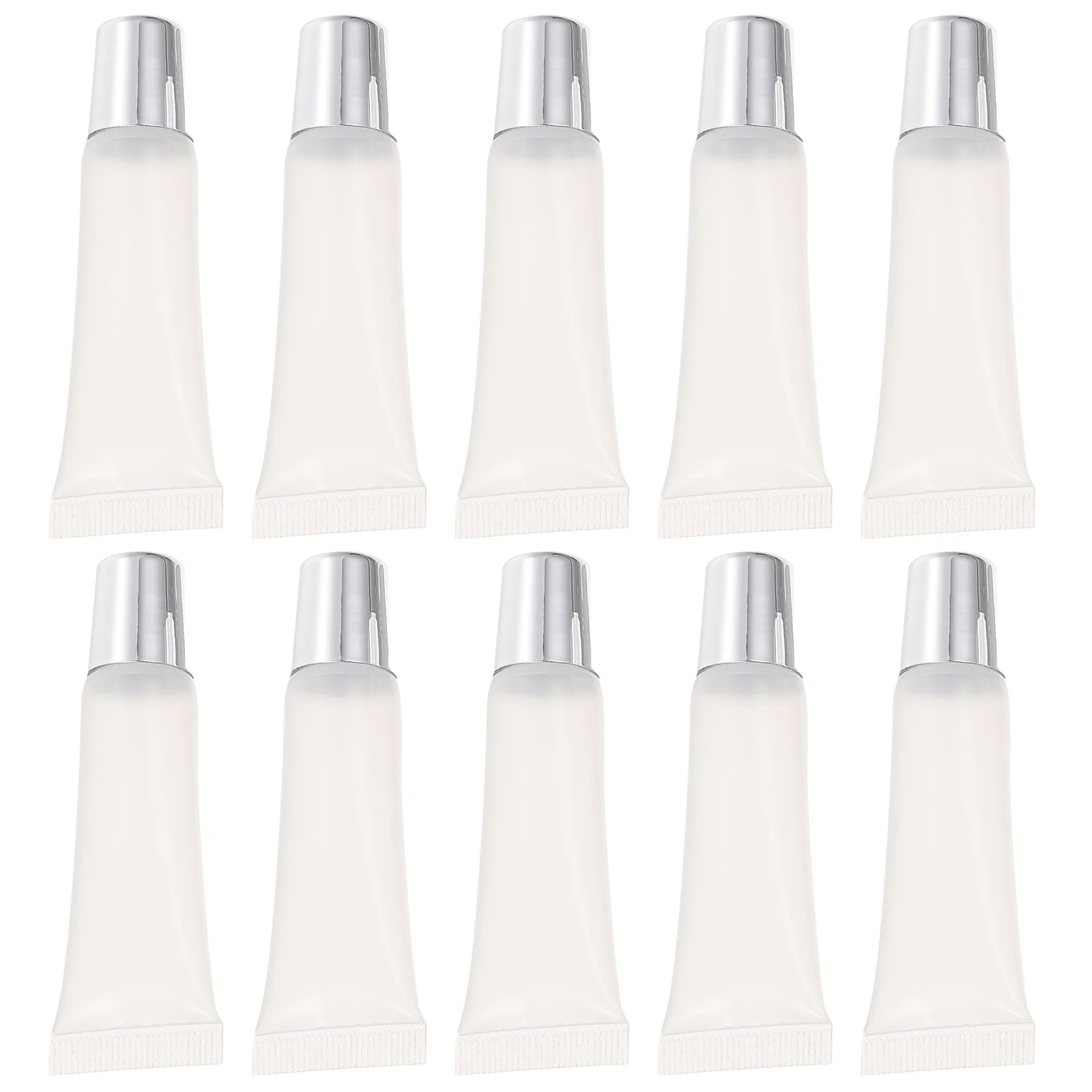 

10 Pcs Empty Tube of Lip Glaze Hose Gloss Tubes Refillable Tint Mini Travel Use Glazes Container Small Bottles Plastic Balm