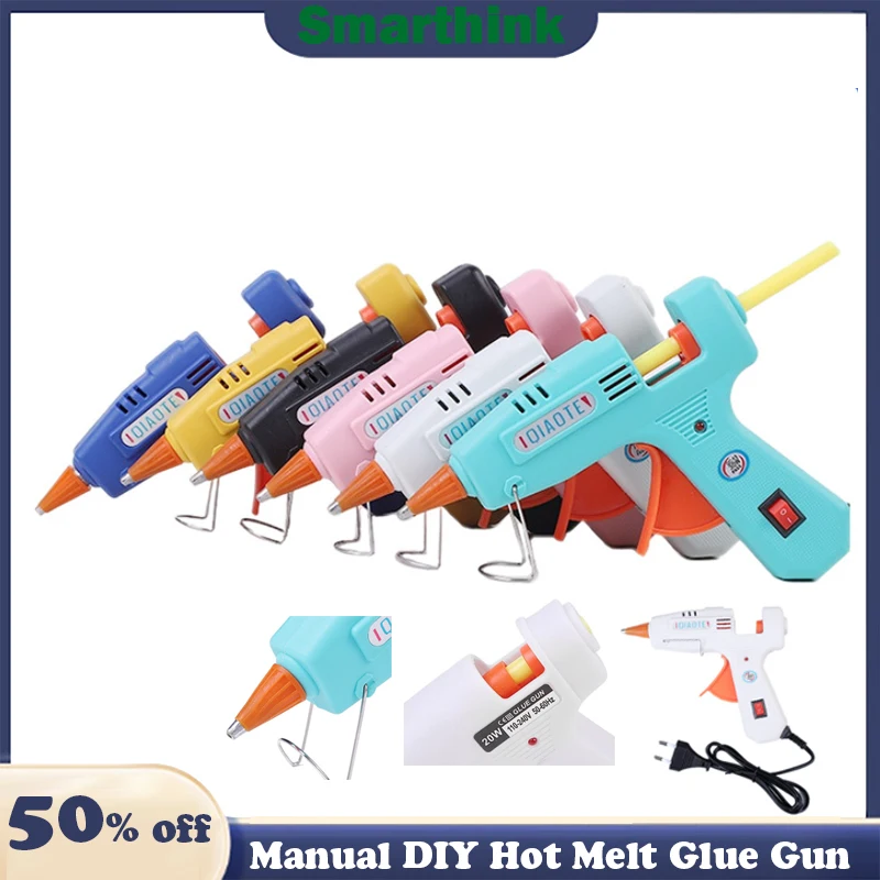 

20W/30W Electric Hot Melting Glue Gun Handmade DIY Jewelry Accessories Tools Plugged-in High Temperature Glue Gun with Bracket