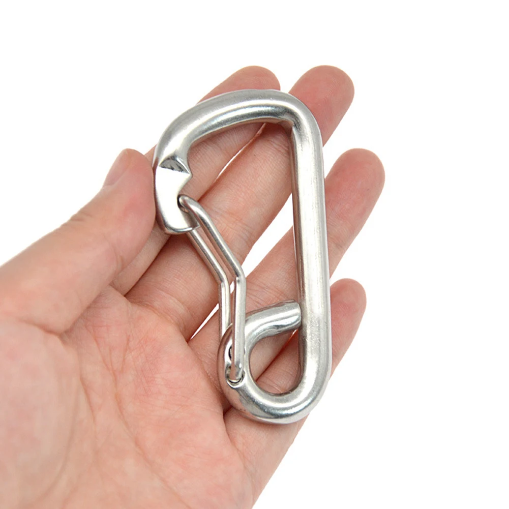 Accessory Carabine Brand New 316 Stainless Steel Anti-corrosion Carabiner Diving Lightweight 80mm Portable Safety
Accessory Carabine Brand New 316 Stainless Steel Anti-corrosion Carabiner Diving Lightweight 80mm Portable Safety
