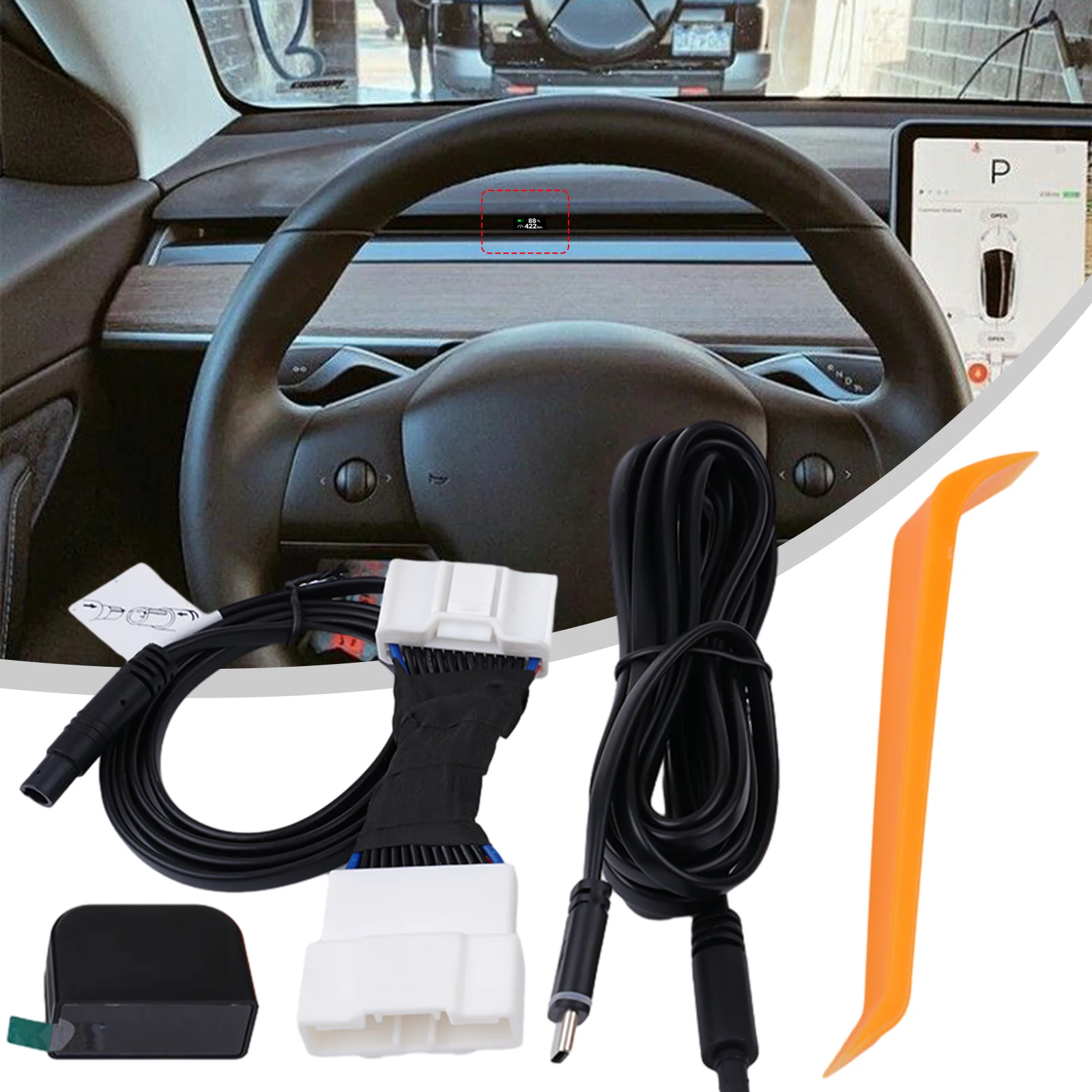 HUD Head-up Display Embedded LED Speedometer Safe Driving Electronics Accessories For Tesla Model 3 Y 2017 - 2023
HUD Head-up Display Embedded LED Speedometer Safe Driving Electronics Accessories For Tesla Model 3 Y 2017 - 2023
