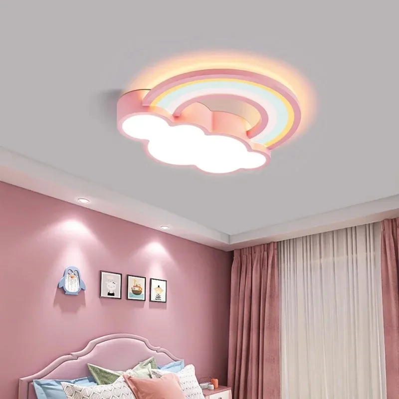 Hotel Apartment Nordic Interior Decor Light Modern LED Cartoon Ceiling Lamp Children Room Lighting Living Bedroom Cloud Rainbow
Hotel Apartment Nordic Interior Decor Light Modern LED Cartoon Ceiling Lamp Children Room Lighting Living Bedroom Cloud Rainbow