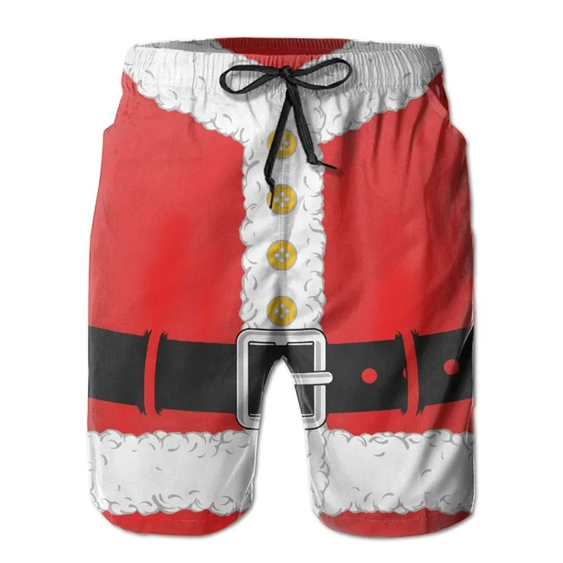 

Funny Santa Claus Cosplay Short Pants Fashion Casual Men Shorts Christmas Snowman Kids Trousers Xmas Reindeer Y2k Beach Trunks