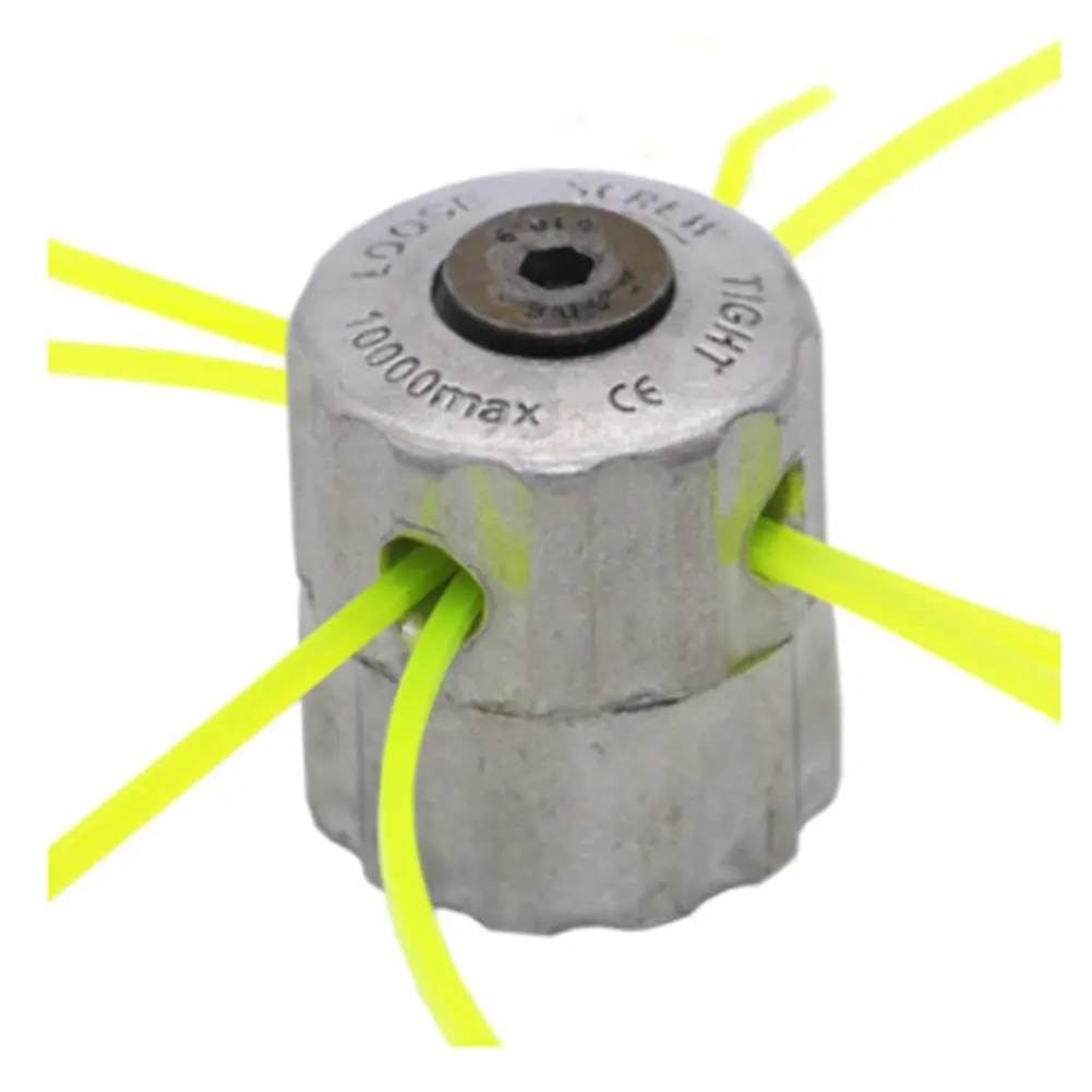 Universal Aluminum Grass Trimmer Head With 4 Lines Brush Cutter Head Thread Nylon Grass Cutting Line Head For Lawn Mower Silver
Universal Aluminum Grass Trimmer Head With 4 Lines Brush Cutter Head Thread Nylon Grass Cutting Line Head For Lawn Mower Silver