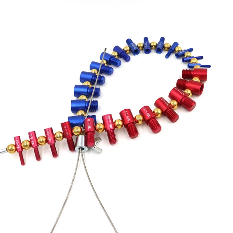 Bolt Size And Thread Gauge-Thread Pitch Gauge-Nut And Bolt Thread Checker-26 Male/Female Identifier Gauges
Bolt Size And Thread Gauge-Thread Pitch Gauge-Nut And Bolt Thread Checker-26 Male/Female Identifier Gauges