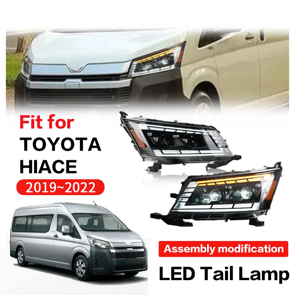 For TOYOTA HIACE 2019 2020 2021 2022 LED Headlight High Beam Light Front Lamp Quality Retrofit Assemby Night Accessory Driving
For TOYOTA HIACE 2019 2020 2021 2022 LED Headlight High Beam Light Front Lamp Quality Retrofit Assemby Night Accessory Driving