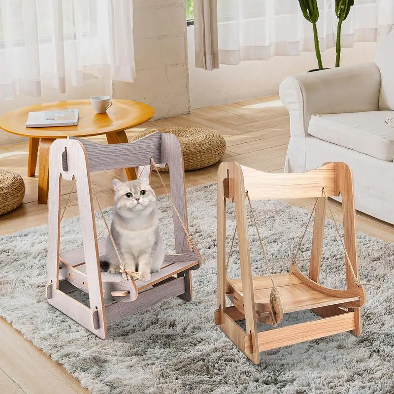 Cat Swing Hammock Wood Cat Hammock Pet Perches Cat Dog Four Seasons Suitable Easy Washable Multi Ply Plywood Hot Selling Supply
Cat Swing Hammock Wood Cat Hammock Pet Perches Cat Dog Four Seasons Suitable Easy Washable Multi Ply Plywood Hot Selling Supply