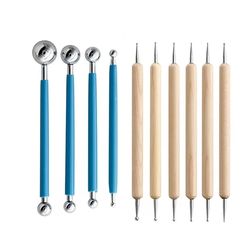 

10Pcs/set Polymer Clay Tools Set DIY Crafts Modeling cutter tools ceramics & pottery sculpting kit carving Tool accessories