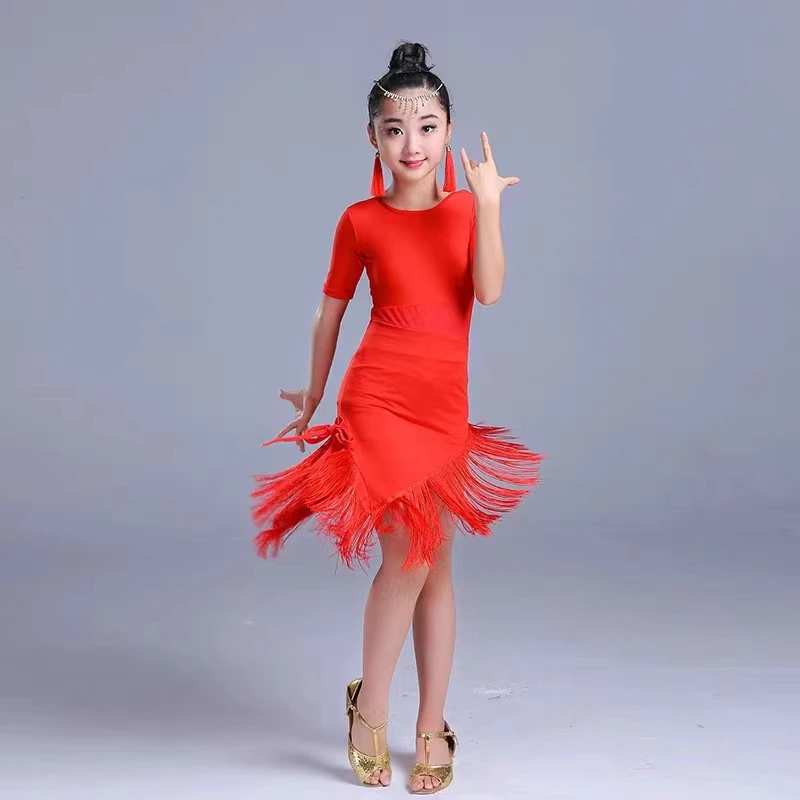Latin Fringe Dress Sexy Ballroom Latin Salsa Dance Dress Clothes Samba Dance Costume Kids Child Latin Dance Dress For Girls
Latin Fringe Dress Sexy Ballroom Latin Salsa Dance Dress Clothes Samba Dance Costume Kids Child Latin Dance Dress For Girls