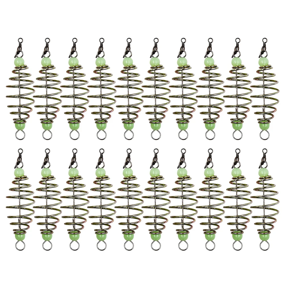 20 Pcs Spring Bait Fishing Lures Tackle Feeder Cage for Carp Carbon Steel Portable Holder Outdoor Tool 
20 Pcs Spring Bait Fishing Lures Tackle Feeder Cage for Carp Carbon Steel Portable Holder Outdoor Tool