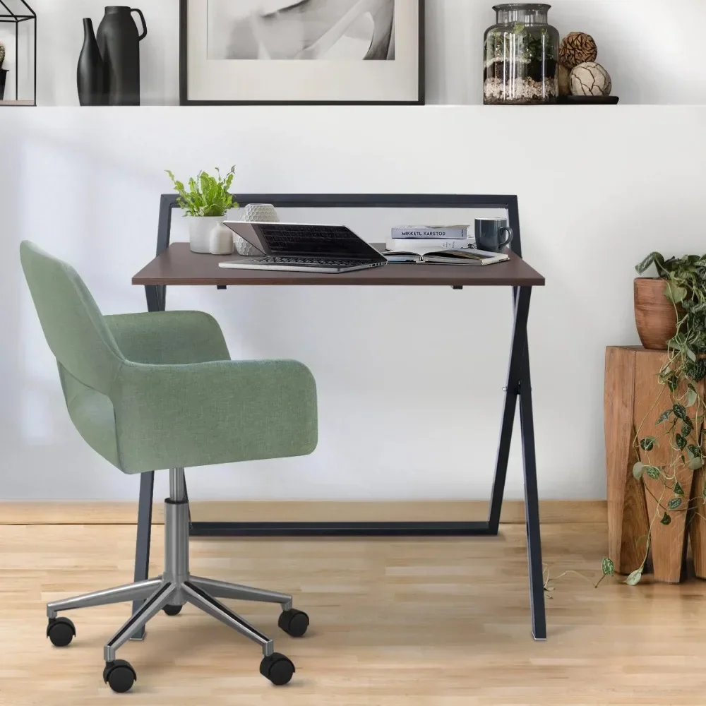 22" Easton Folding Home Office Computer Desk With Metal Base Room Desk to Study Table Pliante Furniture Desks Reading Gaming
22" Easton Folding Home Office Computer Desk With Metal Base Room Desk to Study Table Pliante Furniture Desks Reading Gaming